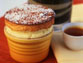 Passion Fruit Souffle With Caramelized Pear-Passion Sauce